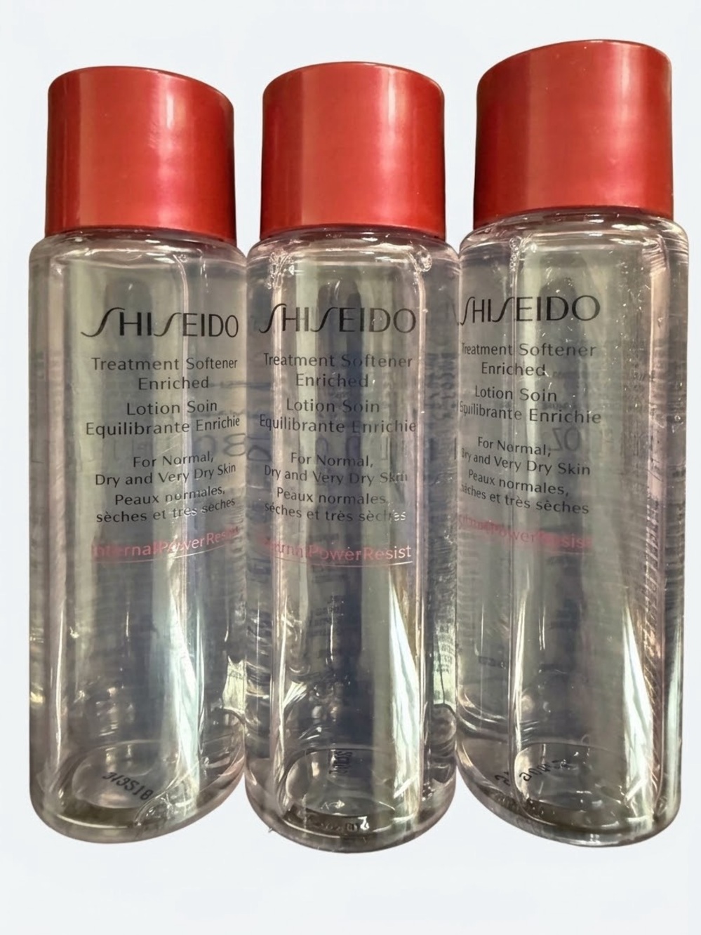 NEW Set of 3 Shiseido Treatment Softener Enriched Lotion 30ml